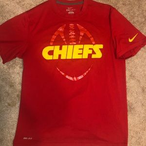 Kansas City KC Chiefs Nike dri fit shirt